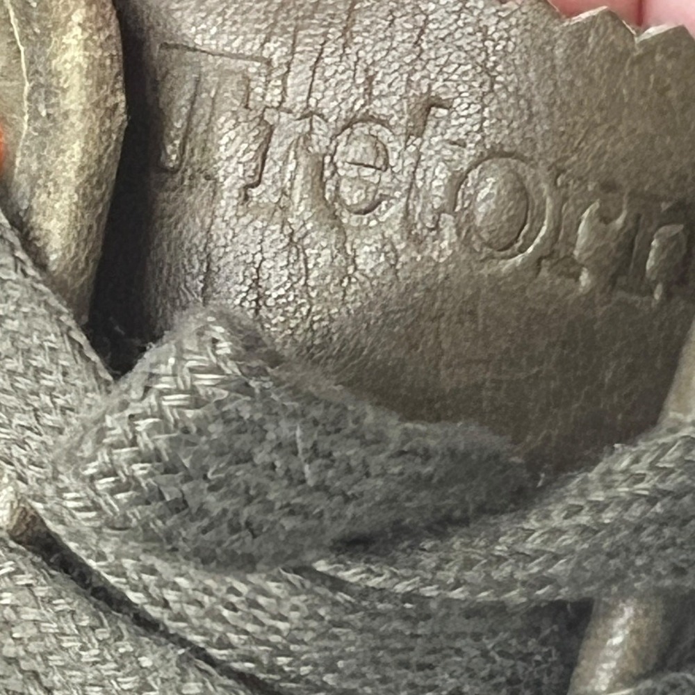 Tretorn Tournament Sneakers Mens 8 Olive Green Leather‎ Low Top Sporty Shoes - Picture 3 of 14
